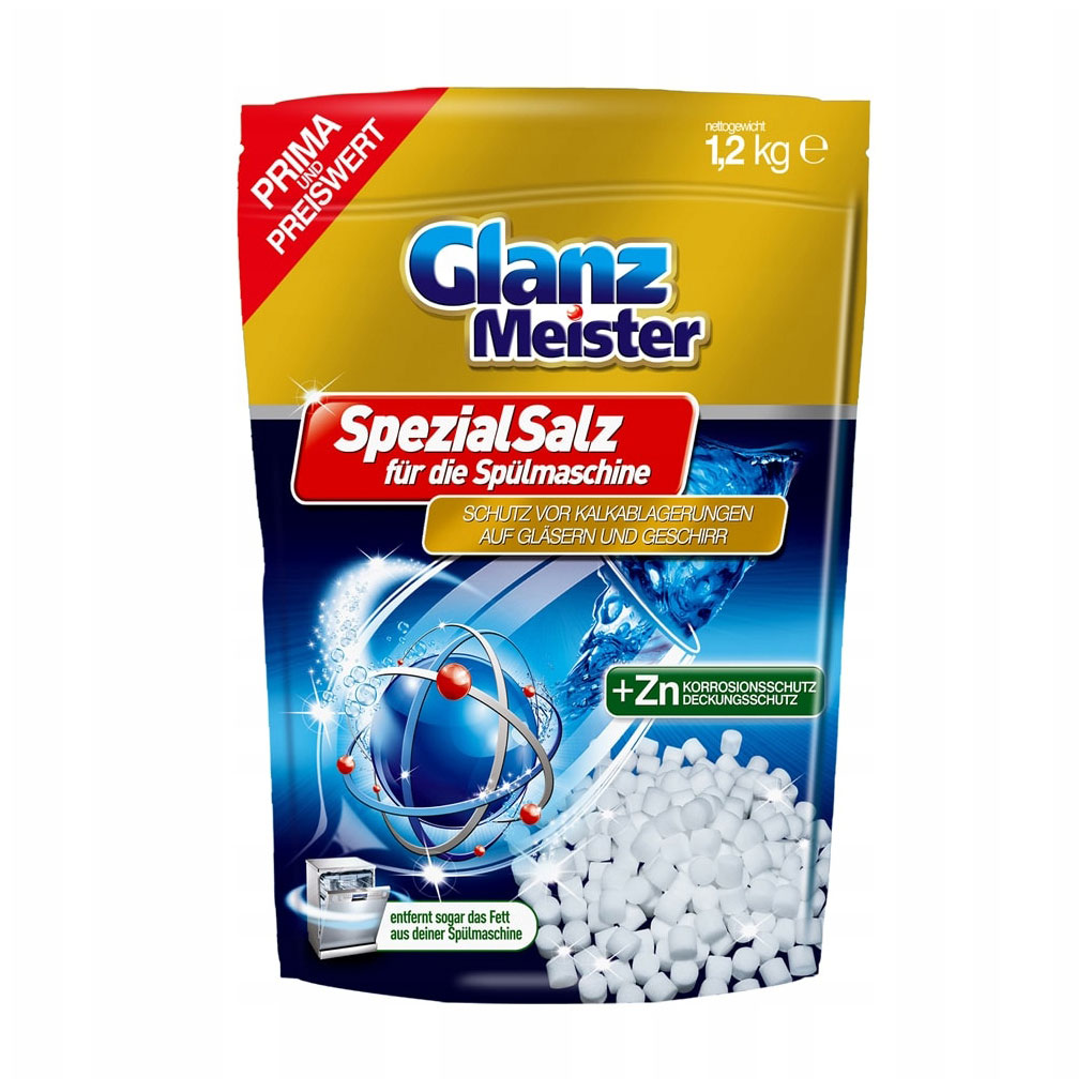 Сіль для посудомийних машин Glanz Meister, 1.2 кг